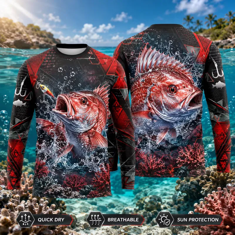 T-shirt de pêche à manches lon - Fishing Shirt Uv Protection avis et prix