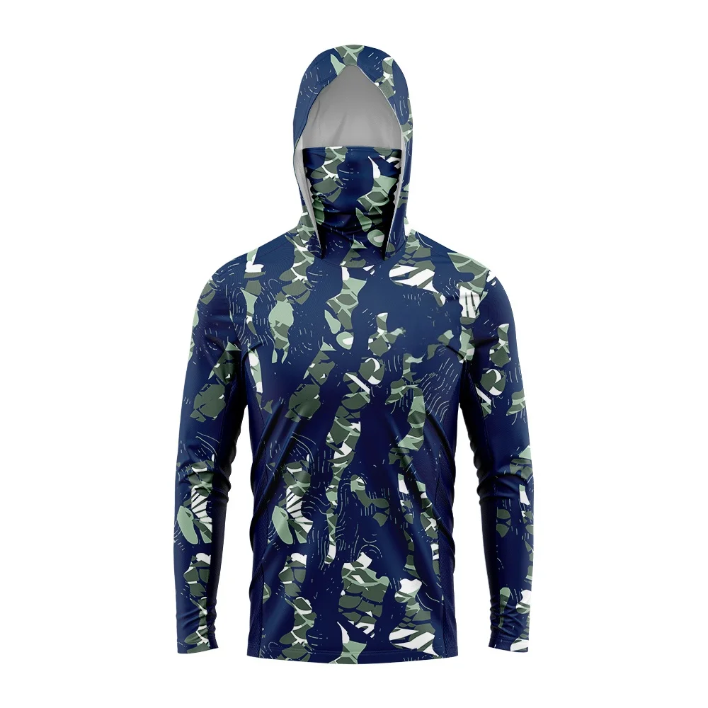 Chemise de pêche 3D à capuche, - Fishing Shirt Uv Protection avis et prix